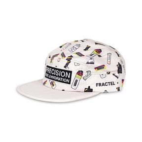 Precision Fuel & Hydration cap with hydration bottle pattern