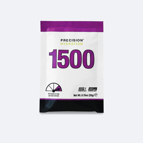 Packet of Precision Hydration 1500 electrolyte mix