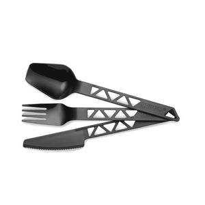 Primus black lightweight trail cutlery