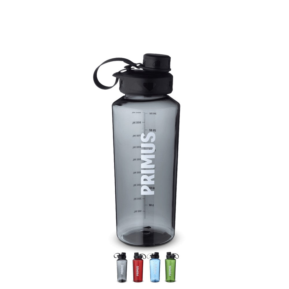 Black Primus TrailBottle Tritan water bottle with colour variant thumbnails