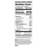Coffee crunch Probar protein bar nutrition facts
