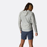 Back on-model view of men's Rab Phantom jacket