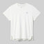 Front view of rabbit UPF Tee SS women's in snow white colour