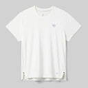 Front view of rabbit UPF Tee SS women's in snow white colour