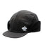 Front view of black Rabbit running Defroster Trapper Hat