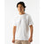 Front view of men's white rabbit running EZ Tee Perf Ice t-shirt