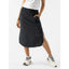 Front view of rabbit running Feelin' Fine skirt in black