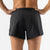 Back view of women's rabbit Fuel n' Fly shorts in black