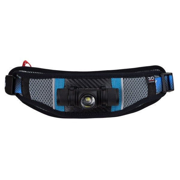 Front view of UltrAspire Lumen 400Z waist light
