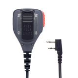 Back view of Rocky Talkie radio hand mic