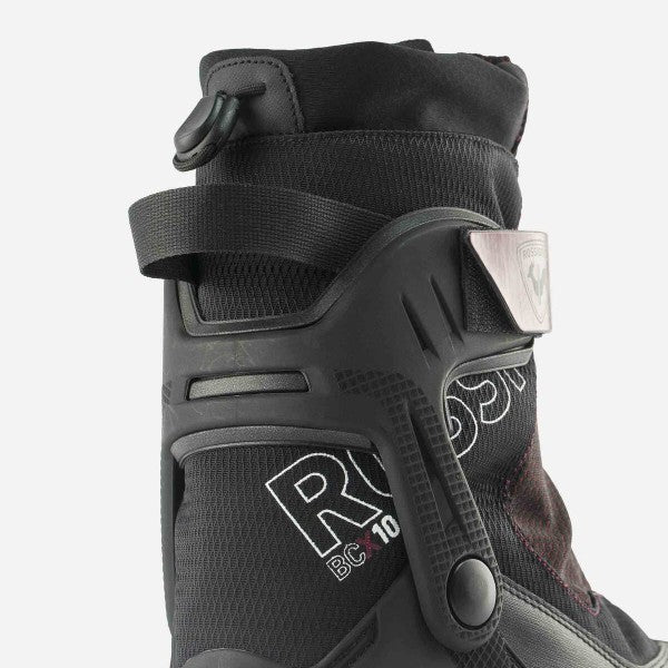 Ankle detail of Rossignol BC X10 backcountry nordic ski boot