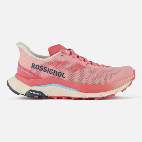 Side view of women's Rossignol Vezor shoe in peach colour