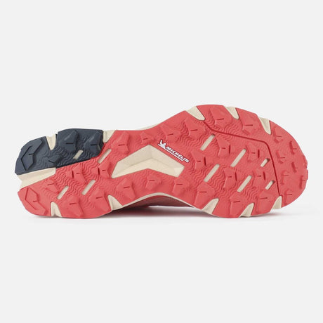 Sole of women's rossignol vezor shoe in peach colour