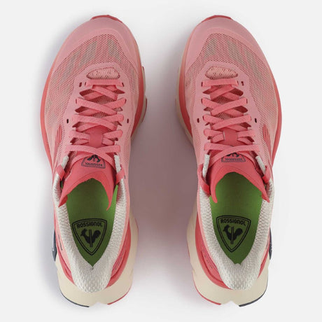 Top view of women's Rossignol Vezor shoes in peach colour