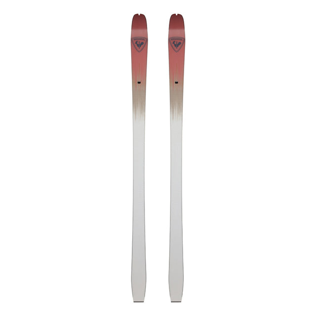 Bottom view of pair of Rossignol XP 105 backcountry nordic skis