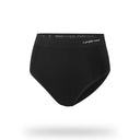 Women's black runderwear running briefs
