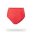 Women's bright coral runderwear running briefs