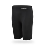 Women's black runderwear long boxers