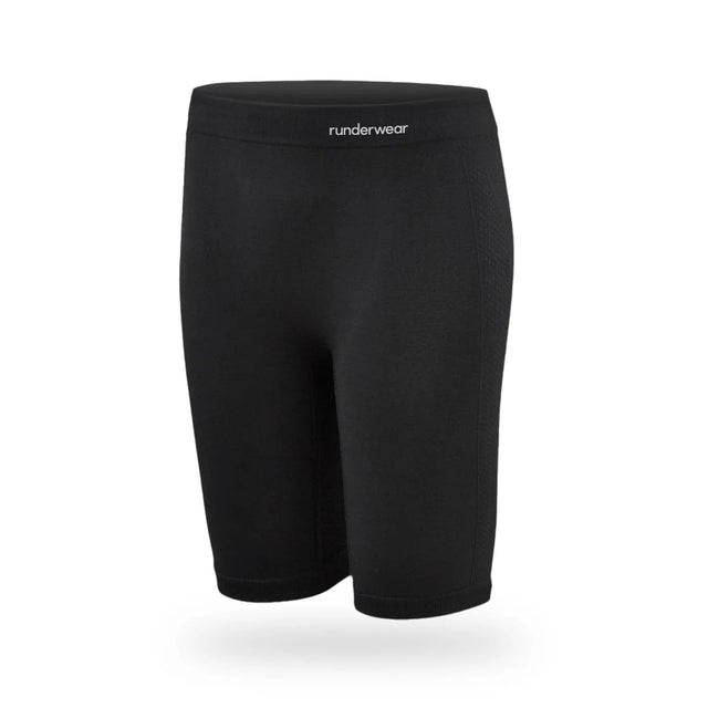 Women's black runderwear long boxers