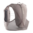 Back view of grey Salomon Gravel Skin 4 running vest