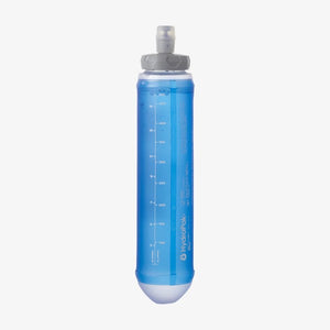 Back of salomon 500ml speed soft flask in clear blue