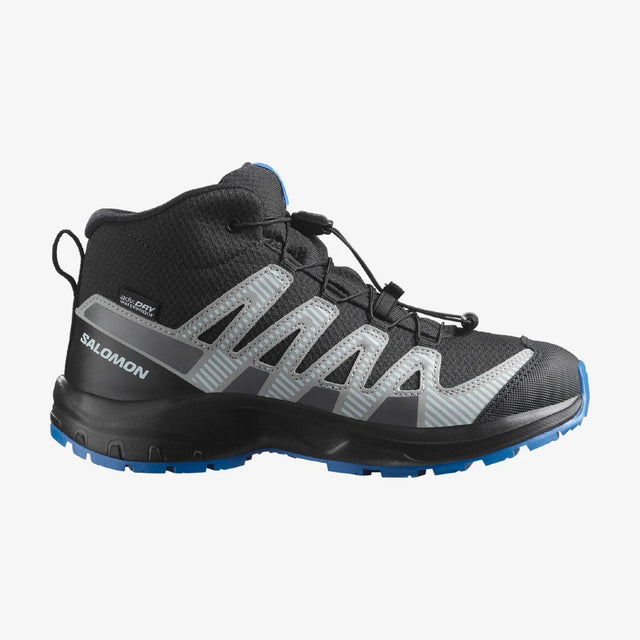 Side view of kids' Salomon XA Pro V8 hiking shoe