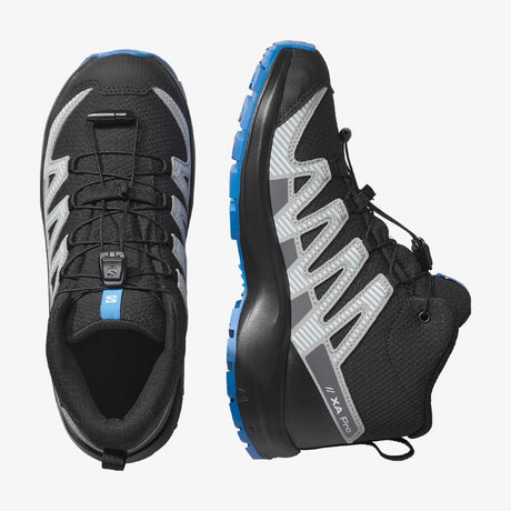 Top view of kids' Salomon XA Pro V8 hiking shoes