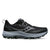 Side view of men's Saucony Peregrine 14 running shoe in black/carbon
