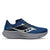 Side view of men's Saucony Ride 17 running shoe in tide/silver colour