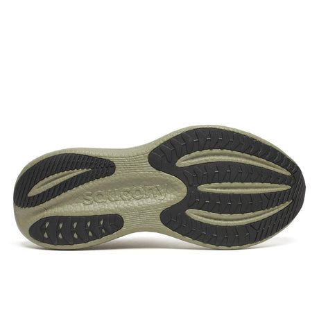 Sole of men's white/laurel Saucony Triumph 23 running shoe