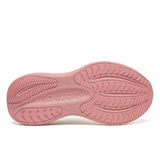 Sole of women's white/mauve Saucony Triumph 23 running shoe