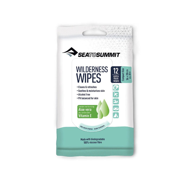 12-pack of Sea to Summit wilderness wipes