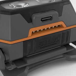 Silva RoughLight 700 headlamp charge port detail