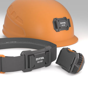 Silva SmartLight 500 Hybrid headlamp with hardhat attachments