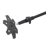 Ski pole tip with basket