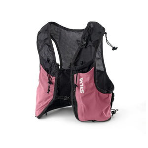 Front view of rose Silva Strive Fly running vest