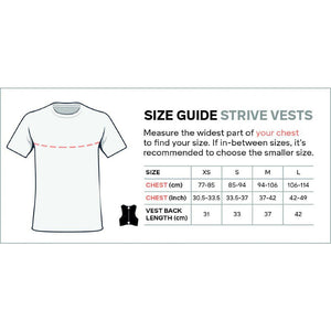 Silva Strive Fly running vest size guide