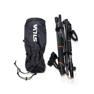 Silva Strive quiver pole bag next to poles