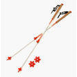 Pair of white/orange Silva all season adjustable trekking poles