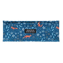 Skida alpine headband with fox/flowers 'first frost' pattern