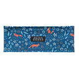 Skida alpine headband with fox/flowers 'first frost' pattern