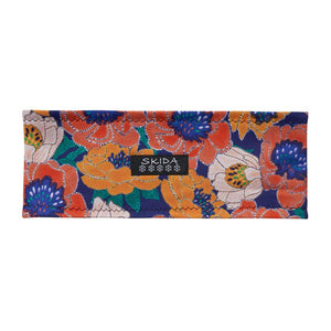 Skida alpine headband with flowery 'meribel' pattern