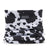 Skida alpine neckwarmer in Moo Cow print