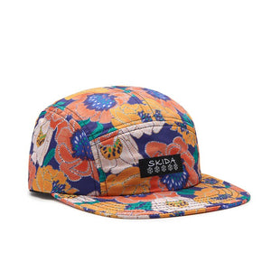 Skida brim hat in 'meribel' pattern