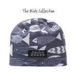 Kids' Skida Alpine hat in fishy fish pattern