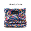 Skida kids' Alpine Neckwarmer in juliet (flowery) print
