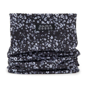 Skida alpine neckwarmer in 'daisy jones' pattern