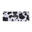 skida running/nordic headband with cow print