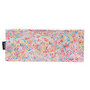Multi-coloured polka dot skida pursuit headband