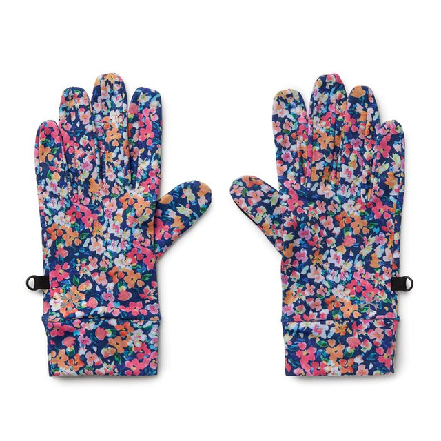 Pair of floral-patterned Skida gloves
